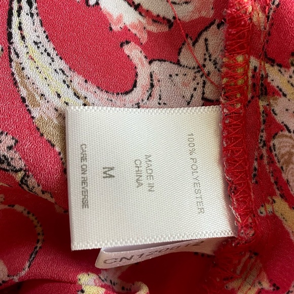 SOHO NEW YORK & COMPANY CORAL FLORAL PRINT SLIP ON SLEEVELESS SIZE MEDIUM🌟EUC🌟 - Picture 8 of 11